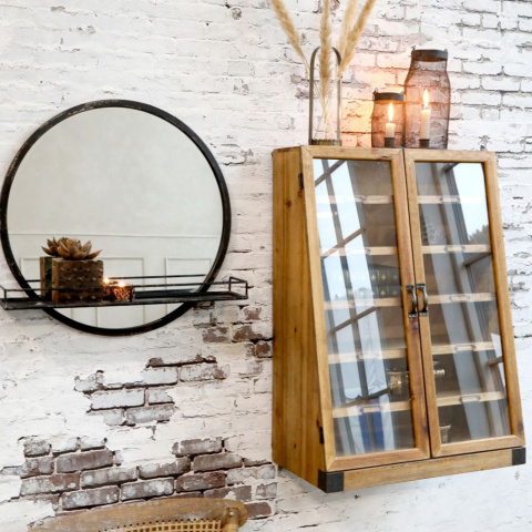 Drewniana szafka SCANDI z drzwiczkami Chic Antique