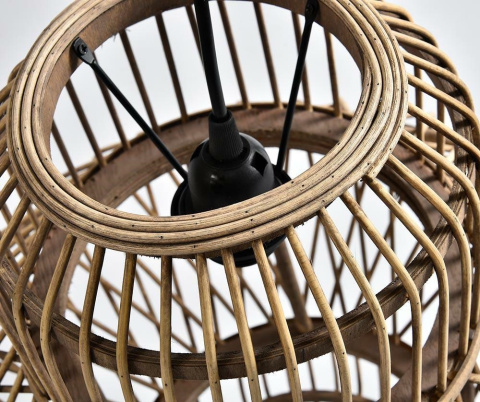 Lampa sufitowa z bambusa Boho Belldeco