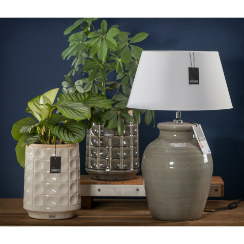 Ceramiczna lampa stołowa z efektem spękań KARLIE ALURO
