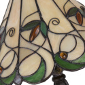 Stylowa lampa stołowa witrażowa kolorowa TIFFANY