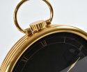Stylowy duży zegar ścienny NERO GOLD 1A Belldeco