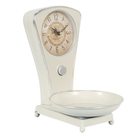 Zegar stojący retro w kształcie wagi