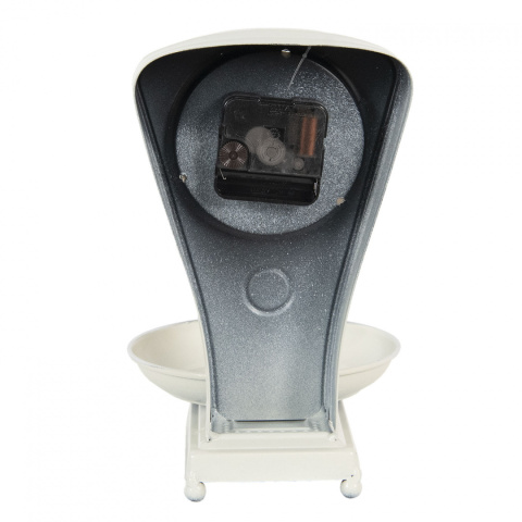 Zegar stojący retro w kształcie wagi