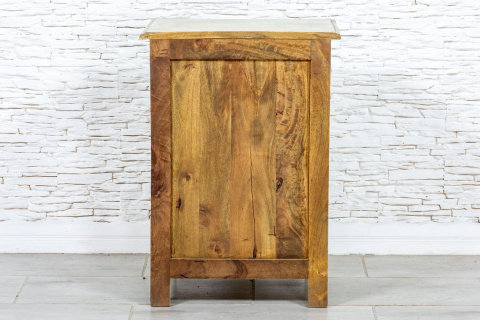 Meble indyjskie bielona szafka nocna orient