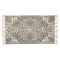 Szary dywan z frędzlami we wzory 140x200