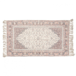 Wzorzysty dywan z frędzlami vintage 140x200
