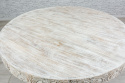 Indyjski okrągły blat stołu z rzeźbieniami 160cm