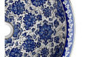Wzorzysta ręcznie malowana umywalka orient z Turcji