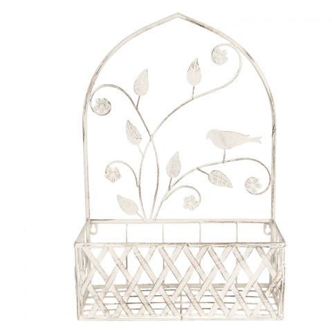 Metalowe kwietniki ścienne w stylu prowansalskim