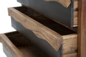 Drewniana komoda loftowa z szufladami YELLOWSTONE