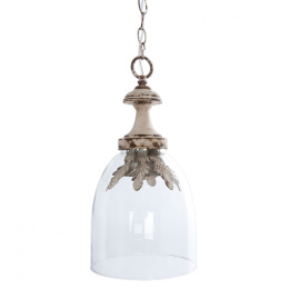 Lampa wisząca ze szklanym kloszem vintage Clayre & eef