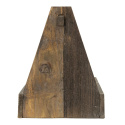Drewniana skrzynka z uchwytem w stylu country