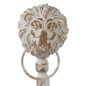 Figurki dekoracine lwy z kołątkami vintage 2 szt.