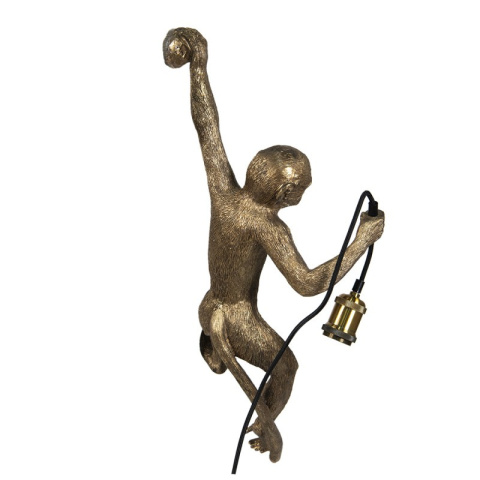 Designerski kinkiet małpa lampa ścienna Clayre & Eef