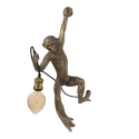 Designerski kinkiet małpa lampa ścienna Clayre & Eef