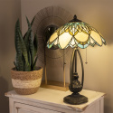 Witrażowa stylowa lampa stołowa dekoracyjna TIFFANY