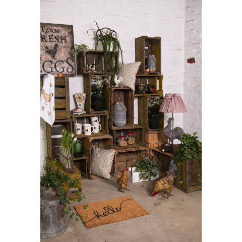 Zegar stojący retro w kształcie wagi