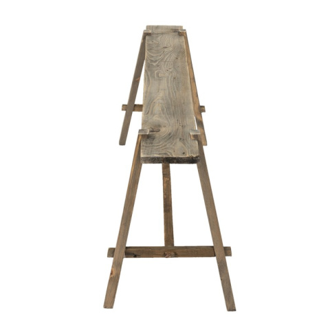 Drewniana ławka kwietnik w stylu country Clayre & Eef