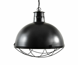 Metalowa czarna lampa wisząca LOFT Belldeco