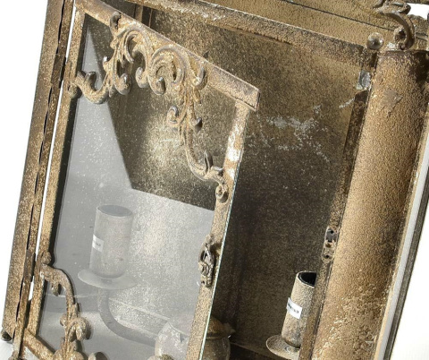 Metalowy kinkiet postarzany vintage BOSCO Belldeco