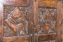 Duża drewniana stara tekowa szafa indyjska