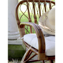 Rattanowe krzesło z poduchą ANOR Chic Antique
