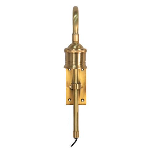 Złoty nowoczesny kinkiet Clayre & Eef