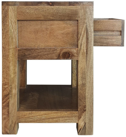 Meble drewniane - niska szafka z szufladą z Indii