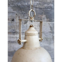 Metalowa kremowa lampa loft Factory Chic Antique B