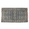 Granatowy dywan z frędzlami vintage 140x200