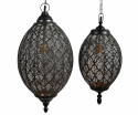 Orientalna lampa sufitowa marokańśka koniczyna Belldeco B