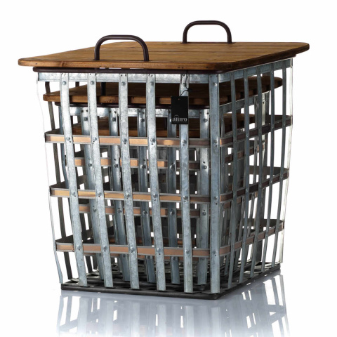 Metalowe kosze FARISA 3 sztuki ALURO