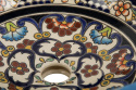 Ceramiczna umywalka ręcznie zdobiona z Meksyku