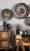 Duży zegar ścienny z zębatkami RUSTIC 4 Belldeco