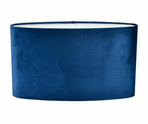 Niebieski abażur klosz welurowy do lampy Belldeco