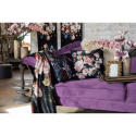 Fioletowa sofa glamour na nóżkach Clayre & Eef