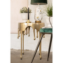 Lampa stołowa z zielonym kloszem Clayre & Eef