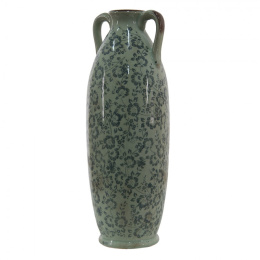 Wysoki ceramiczny wazon w kwiaty rustykalny Clayre & Eef