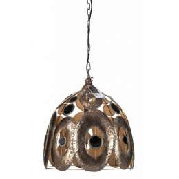 Orientalna metalowa lampa wisząca GAURI ALURO
