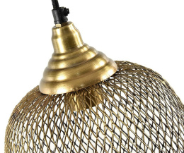 Metalowa ażurowa lampa wisząca 4 MODERN Belldeco