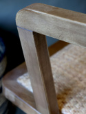 Drewniane krzesło biurowe na kółkach Chic Antique