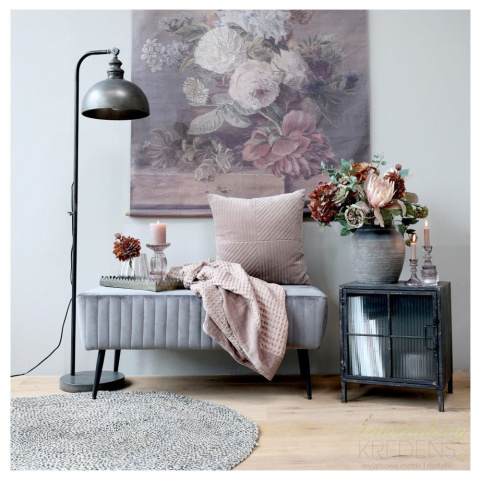 Metalowa industrialna lampa podłogowa Chic Antique