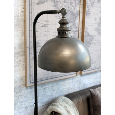 Metalowa industrialna lampa podłogowa Chic Antique