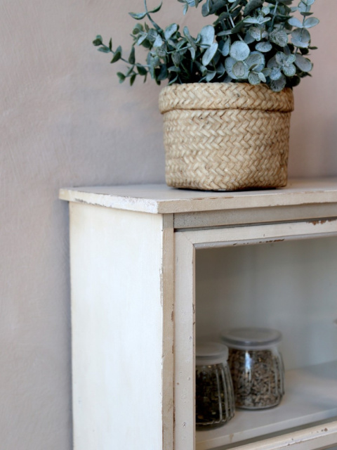 Przecierana szafka ścienna vintage Chic Antique