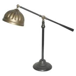 Regulowana lampa stołowa vintage brąz antyczny