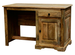 Stylowe małe biurko drewniane z Indii