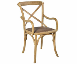 Drewniane krzesło z podłokietnikiem BARI Belldeco