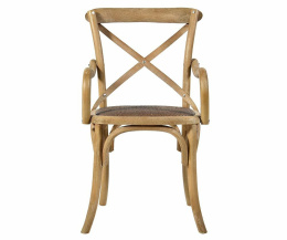 Drewniane krzesło z podłokietnikiem BARI Belldeco