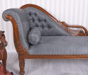 Niebieska sofa salonowa