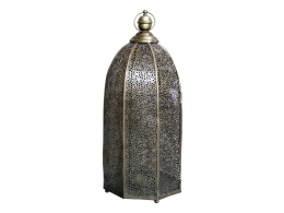 Metalowy lampion ażurowy Chic Antique A